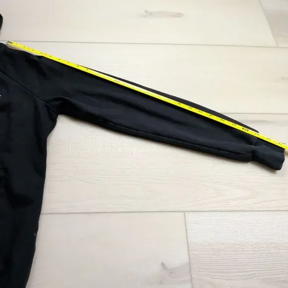 Gymshark Hoodie‎ Pullover Womens Medium Black Workout Gym Activewear Athleisure - Picture 8 of 10